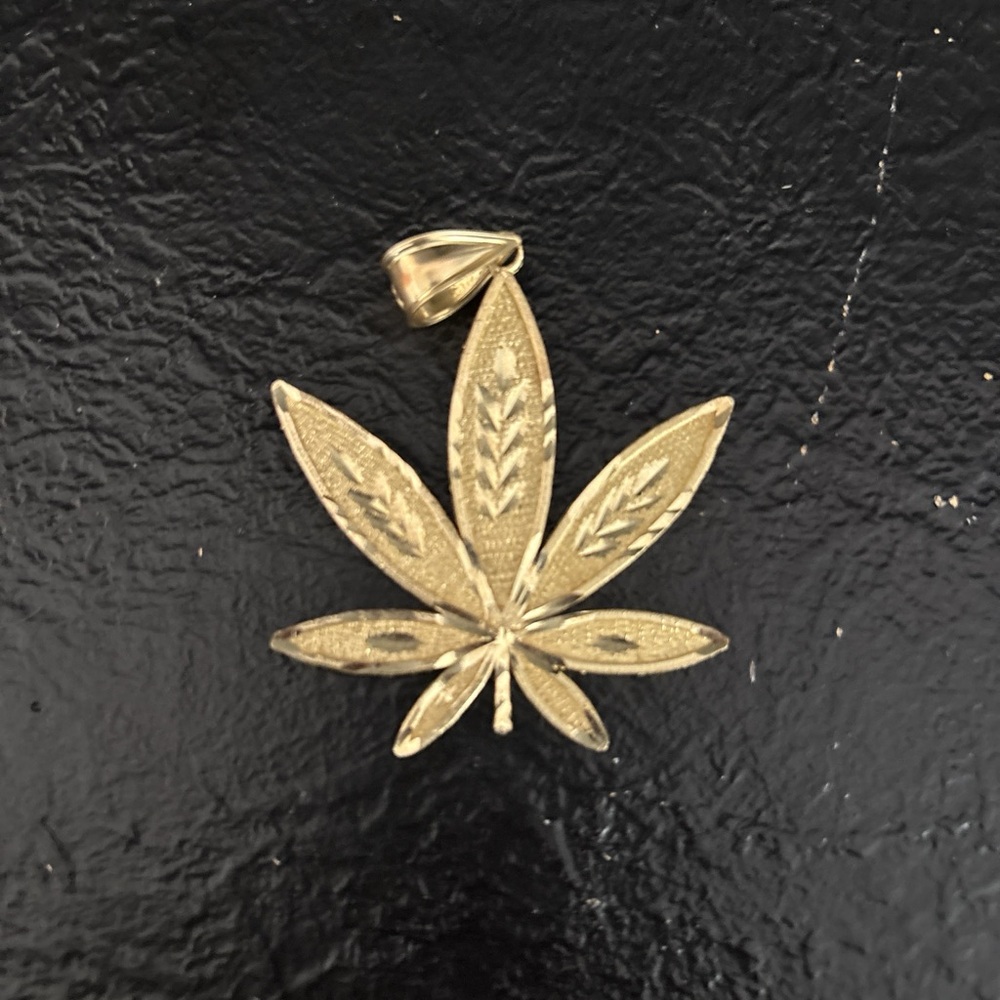 Gold Leaf Pendant
